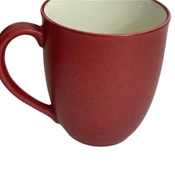 Noritake Colorwave Raspberry Stoneware 12 Oz Mugs - Set Of 4 # 8045Y - Picture 6 of 14